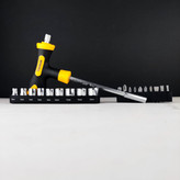 مجموعه 20 عددی بیت پیچ کوشتی و کله بکس - برند اصلی Hoteche هوتچ (250420)