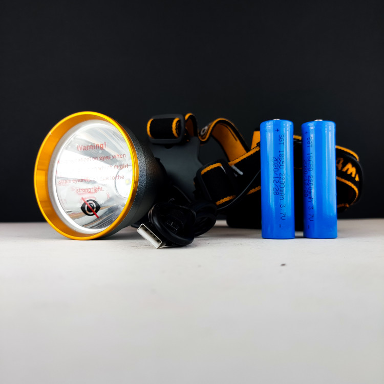 چراغ پیشانی - کوهنوردی - تک ال ای دی - 10 وات - قابل شارژ 4400 میلی آمپر - برند اصلی Hoteche هوتچ (440011)