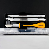 مجموعه 16 عددی تیزبر و کارتر دقیق - فولادی ضد زنگ (مخصوص ظریف و دقیق کاری) - برند اصلی Hoteche هوتچ (311216)