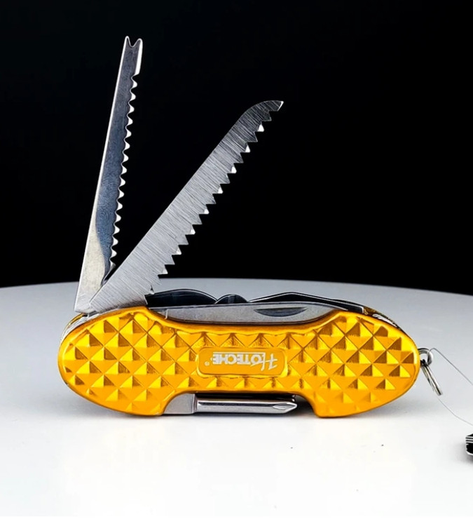 چاقو جیبی - چاقو تاشو - ابزار همه کاره 15 عددی - برند اصلی Hoteche هوتچ (312001)