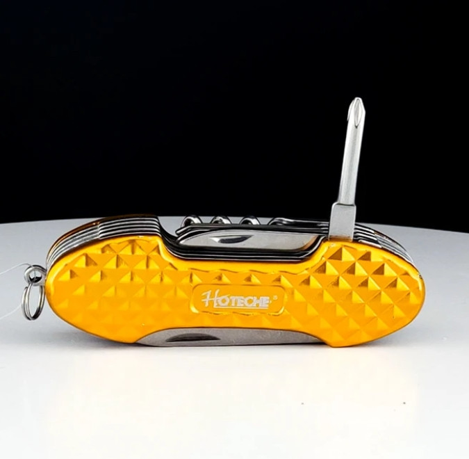 چاقو جیبی - چاقو تاشو - ابزار همه کاره 15 عددی - برند اصلی Hoteche هوتچ (312001)