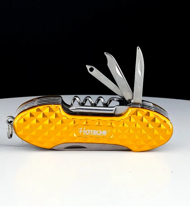 چاقو جیبی - چاقو تاشو - ابزار همه کاره 15 عددی - برند اصلی Hoteche هوتچ (312001)