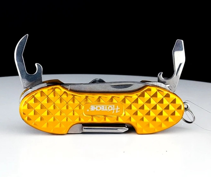 چاقو جیبی - چاقو تاشو - ابزار همه کاره 15 عددی - برند اصلی Hoteche هوتچ (312001)