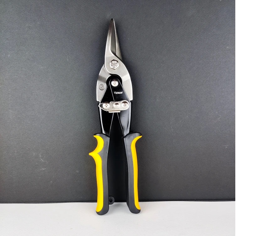 قیچی کناف کاری (کنف) - قیچی حلبی بری - قیچی ورق بری - دماغه مستقیم - برند اصلی Hoteche هوتچ (320102)