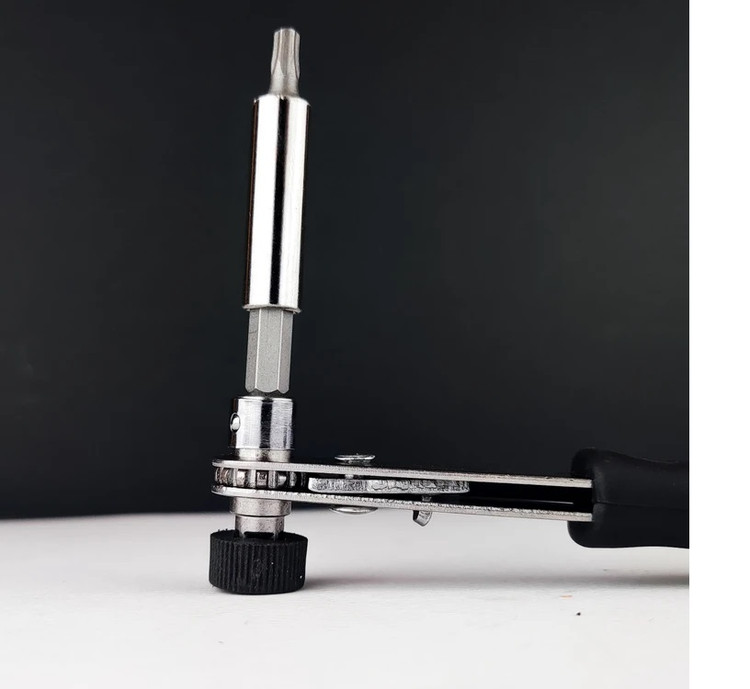 ست کله بکس و بیت پیچ گوشتی و دسته جغجغه 23 عددی سایز 1.4 اینچ - برند اصلی Hoteche هوتچ (250923)