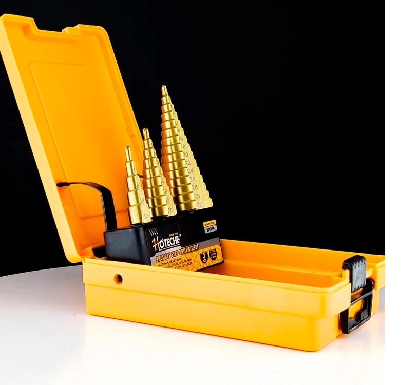 ست 3 عددی مته کاجی - مخصوص آهن و چوب و پلاستیک - برند اصلی Hoteche هوتچ (501044)