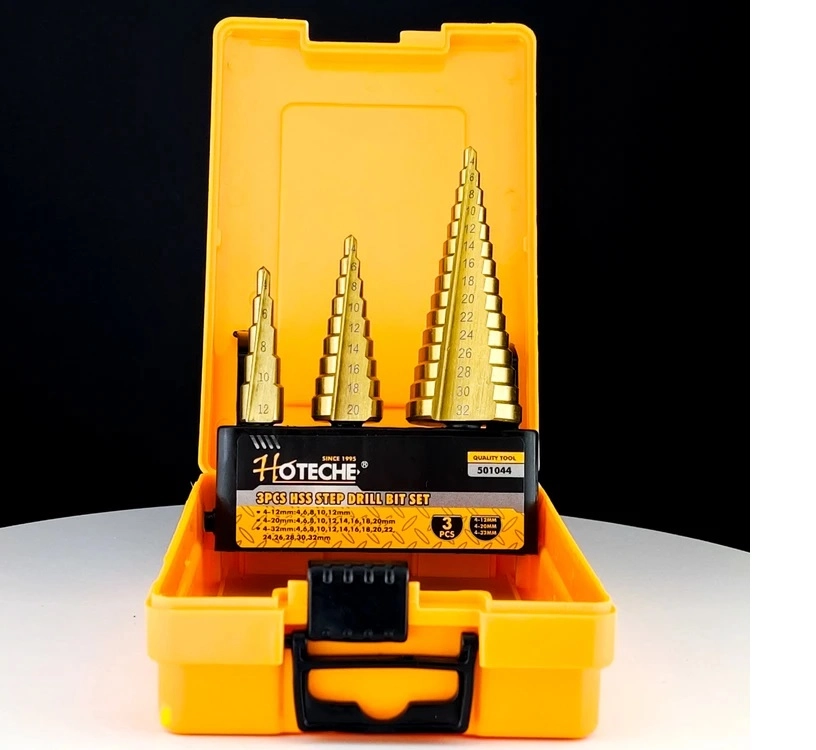 ست 3 عددی مته کاجی - مخصوص آهن و چوب و پلاستیک - برند اصلی Hoteche هوتچ (501044)