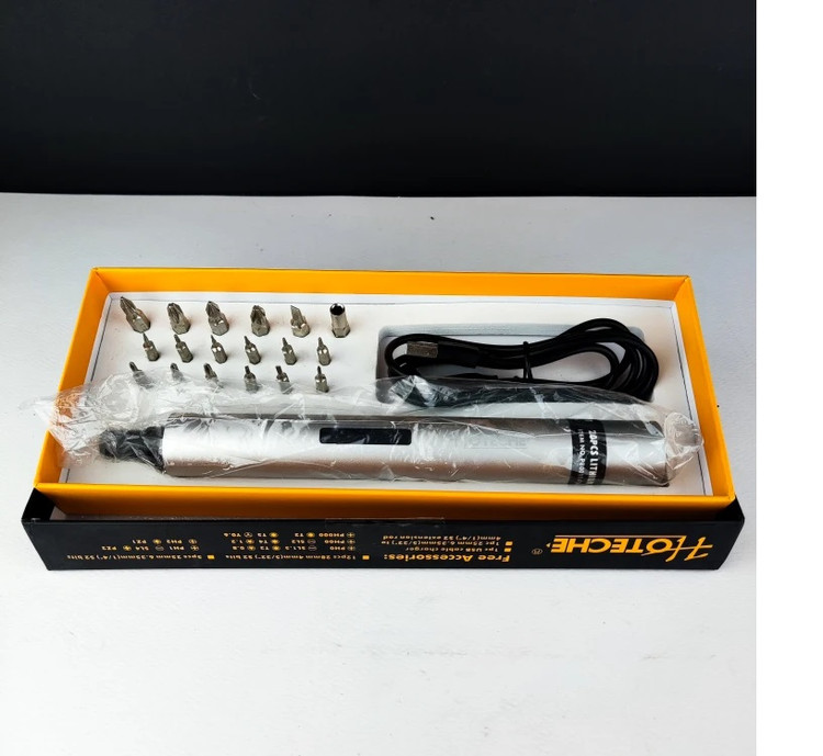 پیچ گوشتی شارژی - باطری 3.6 ولت - ست 20 عددی - برند اصلی Hoteche هوتچ (800114) (قسطی)