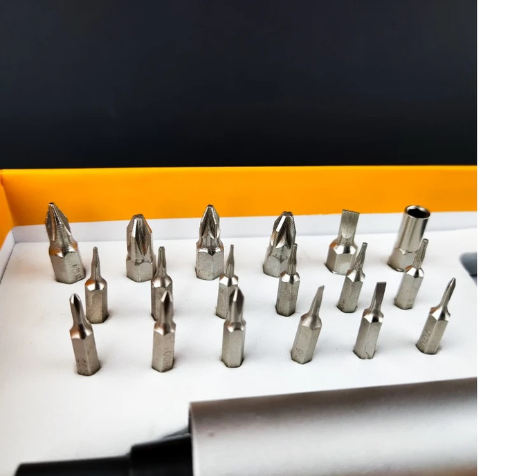 پیچ گوشتی شارژی - باطری 3.6 ولت - ست 20 عددی - برند اصلی Hoteche هوتچ (800114)