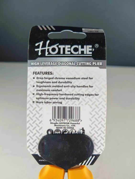 سیم چین فولادی حرارت دیده * 6 * اینچ ضد زنگ و ضد سایش فوق حرفه ای و صنعتی - برند اصلی Hoteche هوتچ (100126)