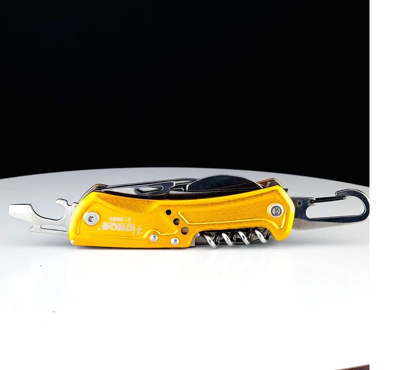 چاقوی جیبی یا تاشو یا سوئیسی 9 در 1 دسته - برند اصلی Hoteche هوتچ (312002)