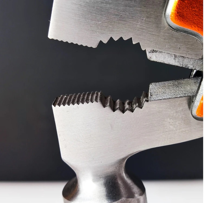 چکش چند کاره - ابزار همه کاره تاشو - 11 در 1 - 6 اینچ 150 میلی متر - برند اصلی Hoteche هوتچ (312003)