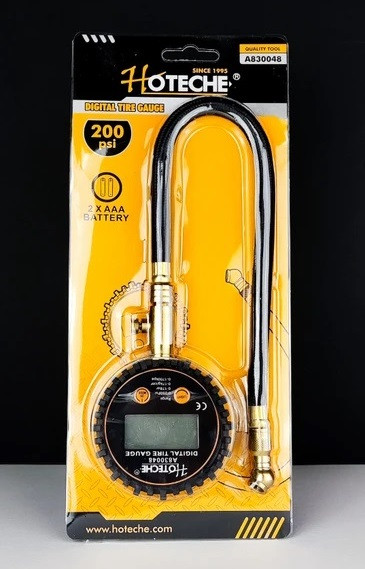 فشار سنج دیجیتال لاستیک حداکثر فشار: 200psi باتری: 2 * AAA انتخاب ترازو: bar, kpa, psi, kg/cm2 چاک چرخشی 360 درجه کارت اسلاید"