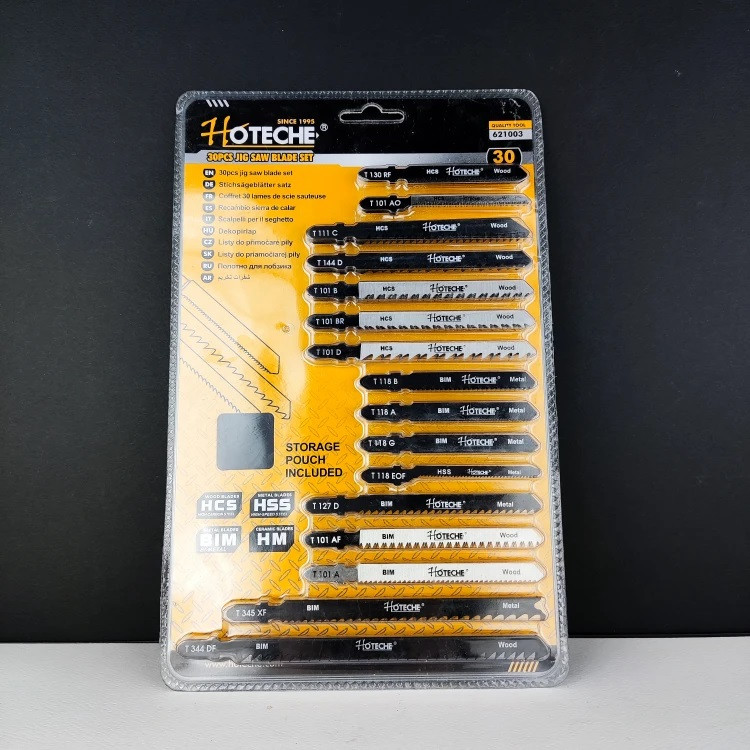 تیغه اره عمود - مجموعه 30 عددی - مخصوص چوب و آهن و پلاستیک - برند اصلی Hoteche هوتچ (621003)