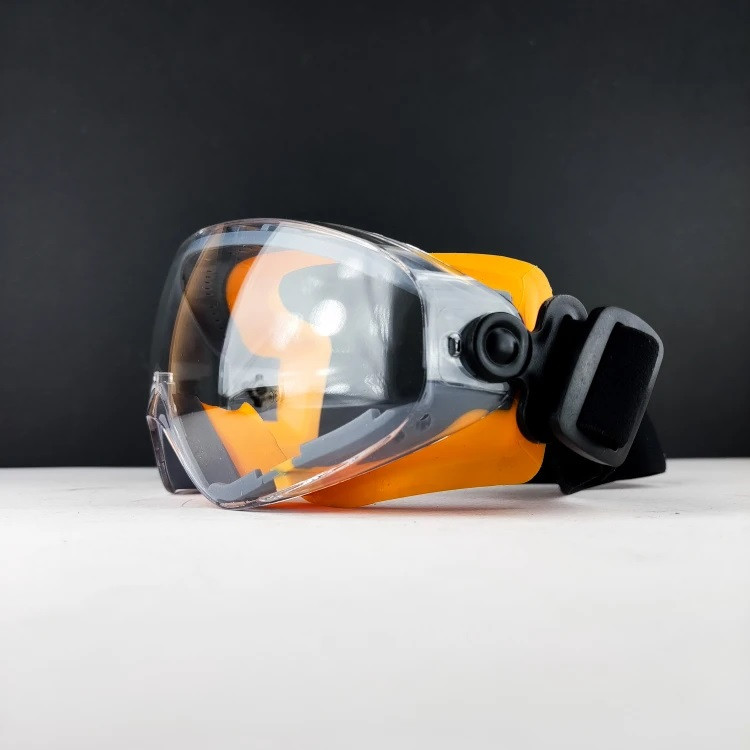 عینک ایمنی - شفاف - موتوری - ضد ضربه و حرفه ای - برند اصلی Hoteche هوتچ (435105)