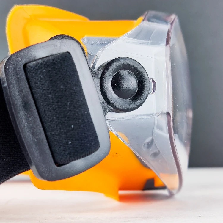 عینک ایمنی - شفاف - موتوری - ضد ضربه و حرفه ای - برند اصلی Hoteche هوتچ (435105)