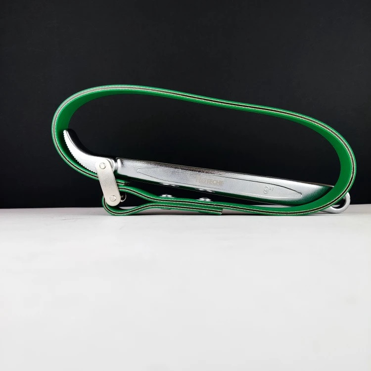 آچار لوله بازکن سفت کن تسمه ای دسته فولادی 9 اینچ - برند اصلی Hoteche هوتچ (722209)