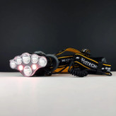 چراغ پیشانی کوهنوردی- 8 لامپ - 4400 میلی آمپری قابل شارژ - برند اصلی Hoteche هوتچ (440007)