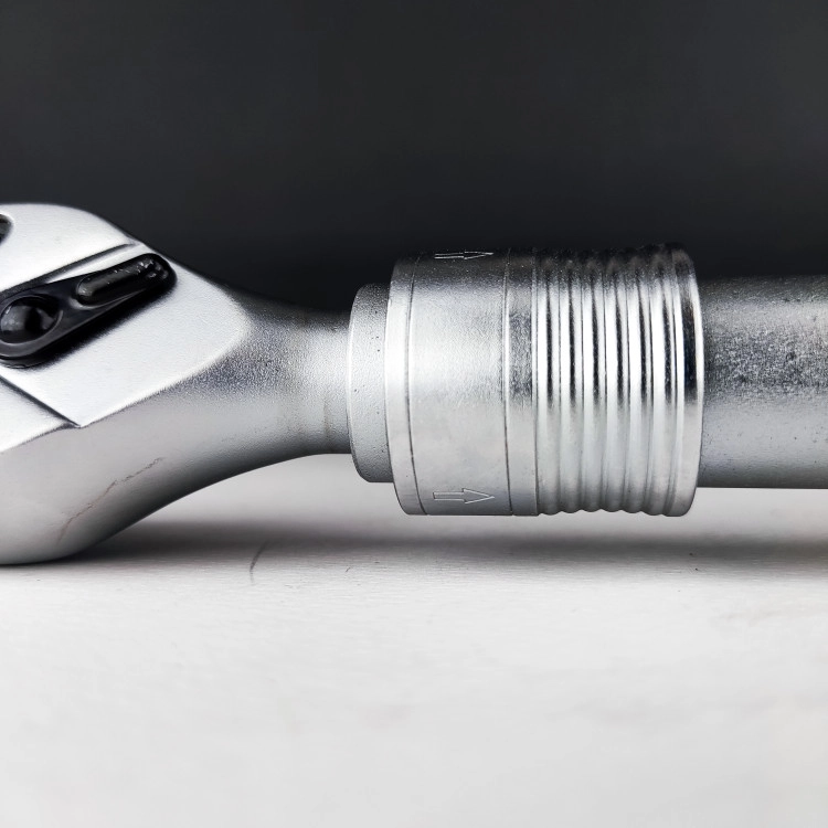 آچار جغجغه ای 1/2 اینچ - طول دسته متحرک - دندانه ریز - فشار قوی و حرفه ای - برند اصلی Hoteche هوتچ (200003)