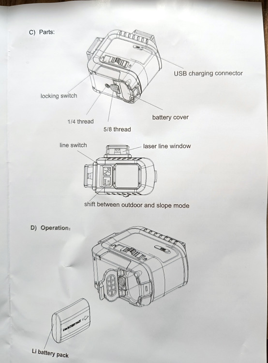 تراز لیزری هوتچ متقاطع کاملاً حرفه ای سه بعدی دارای پایه مگنتی بسیار پر قدرت(12 خط) Hoteche (285007)
