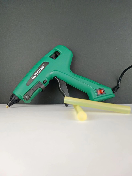 تفنگ و دستگاه چسب حرارتی 100 وات فوق صنعتی - برند اصلی Hoteche هوتچ (700203)