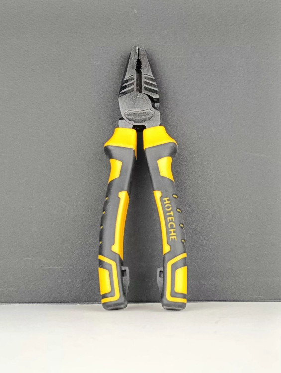 انبر دست فولادی حرارت دیده * 7 * اینچ ضد زنگ و ضد سایش فوق حرفه ای و صنعتی - برند اصلی Hoteche هوتچ (100122)