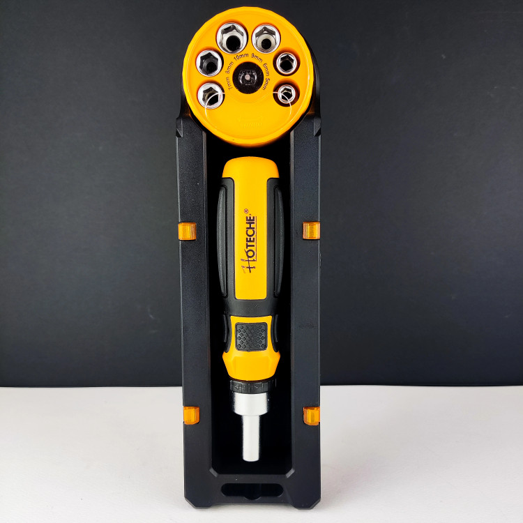 ست کله بکس و بیت پیچ گوشتی و دسته جغجغه 39 عددی 1.4 اینچ - برند اصلی Hoteche هوتچ (250939)