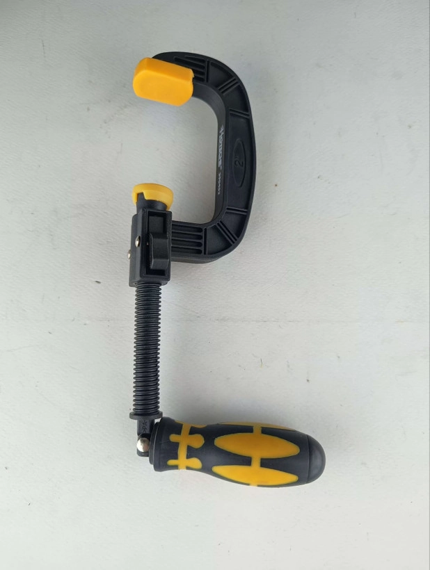 گیره پلاستیکی پیچی ضامن دار حرفه ای با مغزی فلزی مخصوص کار با چوب و ام دی اف - برند اصلی Hoteche هوتچ (290452)