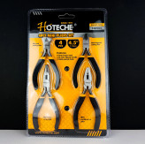 ست 4 عددی انبر الکترونیکی - ست انبر مینی - 4.5 اینچ - برند اصلی Hoteche هوتچ (100904)