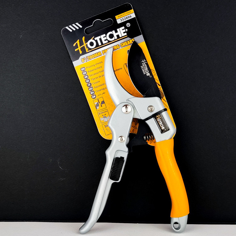 قیچی هرس - قیچی باغبانی - دسته آلومینیومی - 8 اینچ - برند اصلی Hoteche هوتچ (353806) (قسطی)