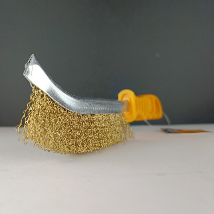 سیم برس و چتکه مسی دسته پلاستیکی مخصوص ظریف کاری - برند اصلیHotecheهوتچ(410101) (قسطی)