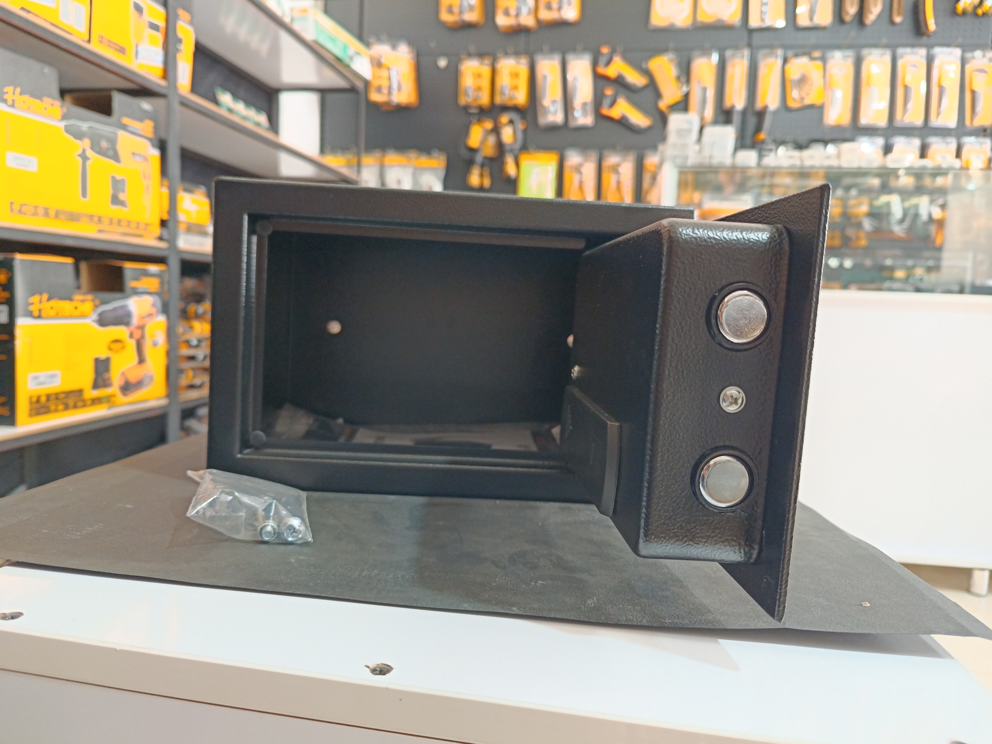 گاو صندوق امانات الکتریکی اثر انگشت (490031) Hoteche