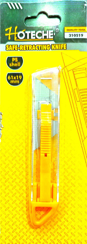 چاقوی ایمنی (کاتر تیزبر) بازگشتی هوتچ (Hoteche) با بدنه PS Shell کد محصول (310519) (قسطی)
