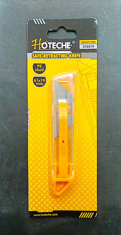 چاقوی ایمنی (کاتر تیزبر) بازگشتی هوتچ (Hoteche) با بدنه PS Shell کد محصول (310519) (قسطی)