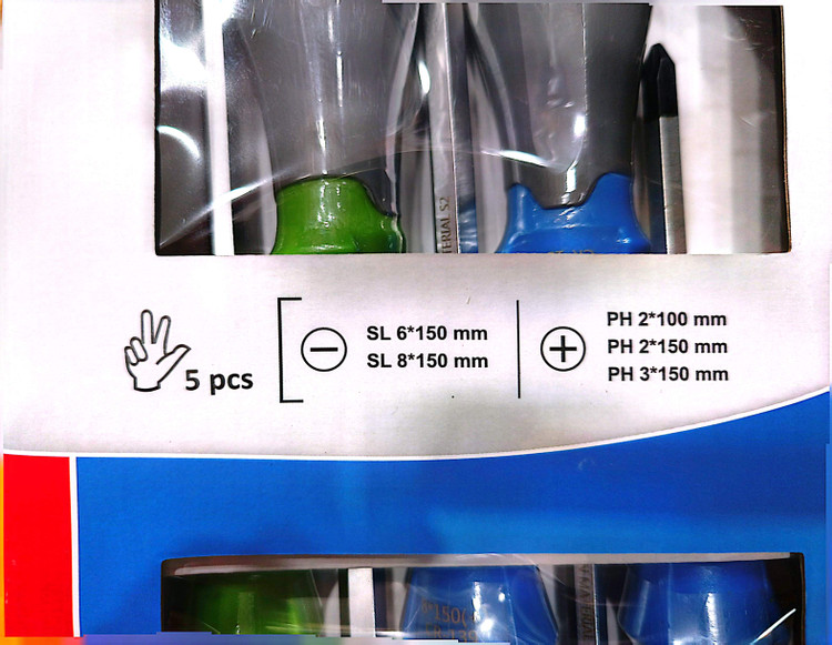 ست پیچگوشتی ۵ عددی ضربه خور فوق صنعتی برند اصلی کراسمن مدل CR-149 S2 (قسطی)