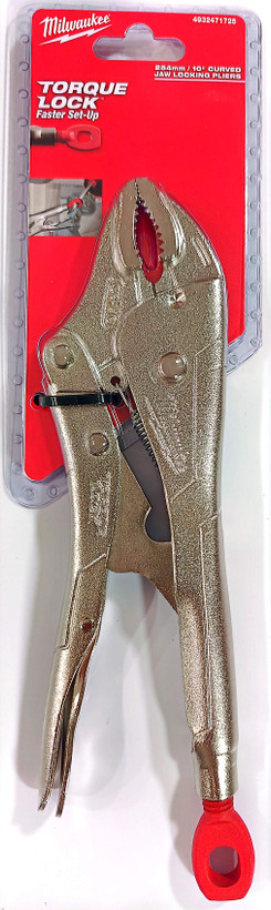 انبر قفلی منحنی میلواکی Milwaukee Torque Lock سایز 10 اینچ (254mm) – فولاد کروممولیبدن (قسطی)