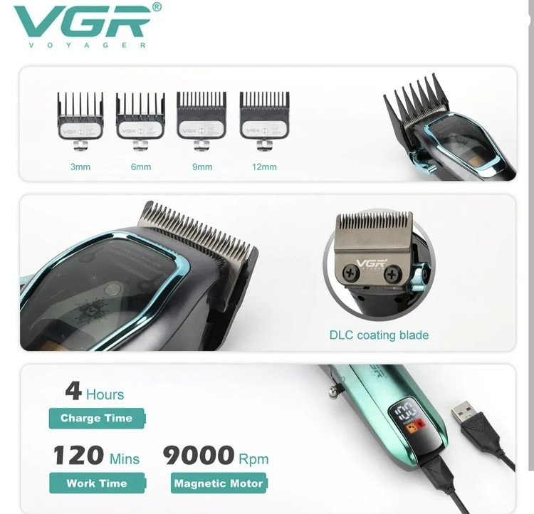ماشین اصلاح حرفهای VGR V-674