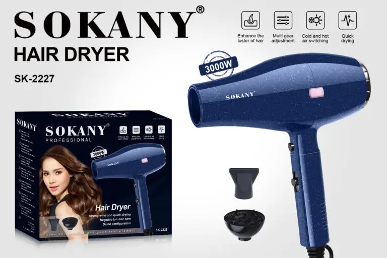 سشوار حرفه‌ای سوکانی مدل SOKANY SK‑2227