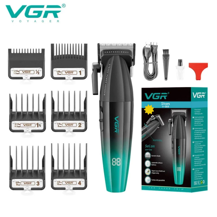 ماشین اصلاح وی جی ار مدل V-003 (Stars) (قسطی)