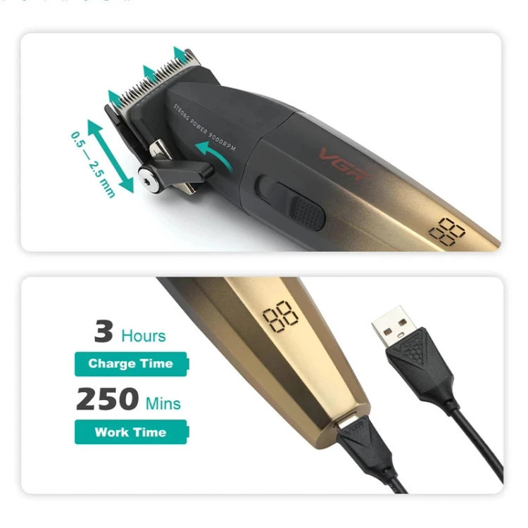ماشین اصلاح وی جی ار مدل V-003 (Stars) (قسطی)