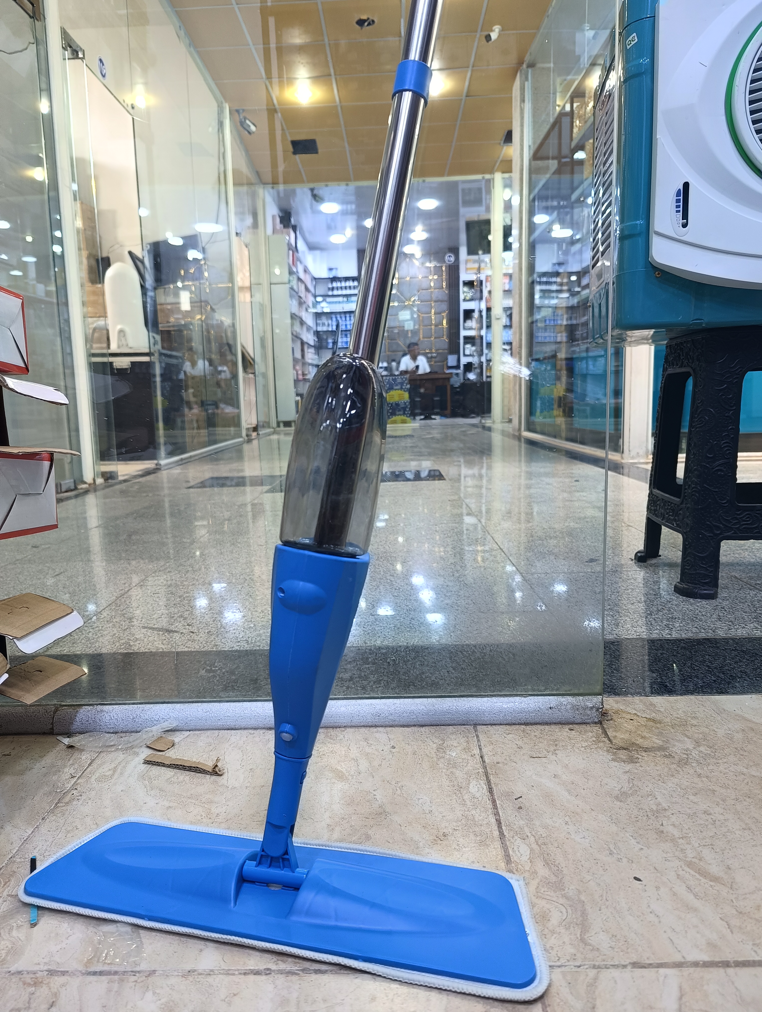 تی اسپری Healthy Spray Mop دسته بلند؛ نظافت آسان و ضدعفونی‌کننده (مناسب سرامیک و پارکت) Healthy Spray Mop Long Handle; Easy to Clean and Disinfect (Suitable for Ceramic and Parquet)