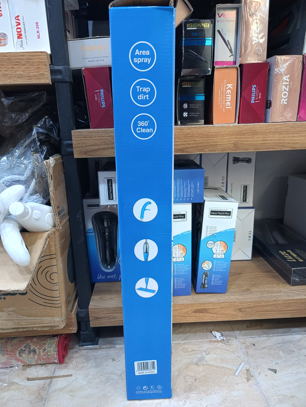 تی اسپری Healthy Spray Mop دسته بلند؛ نظافت آسان و ضدعفونیکننده (مناسب سرامیک و پارکت) Healthy Spray Mop Long Handle; Easy to Clean and Disinfect (Suitable for Ceramic and Parquet)