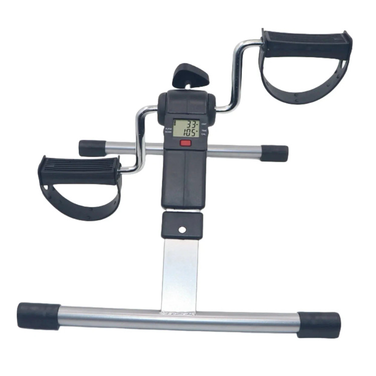 دستگاه پدال ورزشی بازو و پا مینی دوچرخه تاشو خانگی و اداری با مقاومت متغیر و نمایشگر LCD Arm and leg exercise pedal machine, mini folding bike for home and office with variable resistance and LCD display