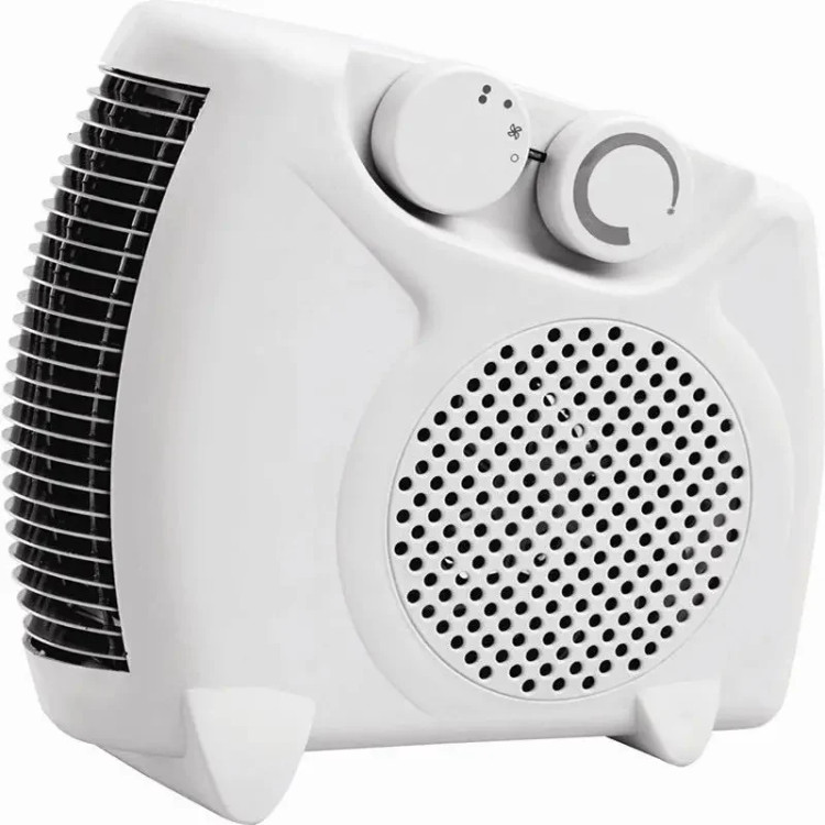 بخاری برقی فندار وارمتی مدل LQ-901 با توان 2000 وات و ترموستات قابل تنظیم و سیستم قطع خودکار Warmty electric fan heater model LQ-901 with 2000 watts of power, adjustable thermostat and automatic shut-off system
